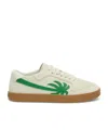 Palm Angels New Palm 1 Low-top Suede Sneakers In White