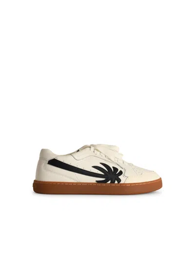 Palm Angels New Palm White Leather Sneakers