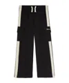 Palm Angels New Track Overalls In Black