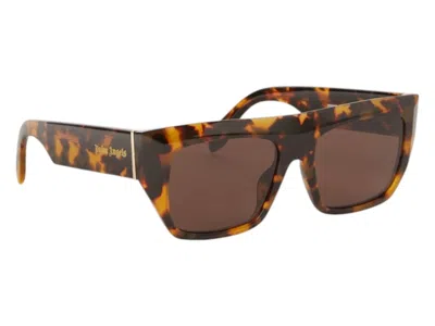 Pre-owned Palm Angels Niland Sunglasses In Havana Brown (peri052s24pla0016064)