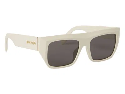 Pre-owned Palm Angels Niland Sunglasses In White Dark Grey (peri052s24pla0010107)