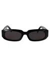 Palm Angels Noah Sunglasses In Black Dark Grey