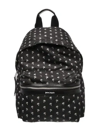 Pre-owned Palm Angels Nylon Backpack In Black