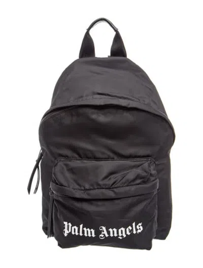 Pre-owned Palm Angels Nylon Backpack In Black