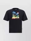 Palm Angels Burning Oasis Slim Fit Graphic T-shirt