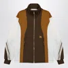 Palm Angels Colorblocked Logo Track Jacket In Multicolor