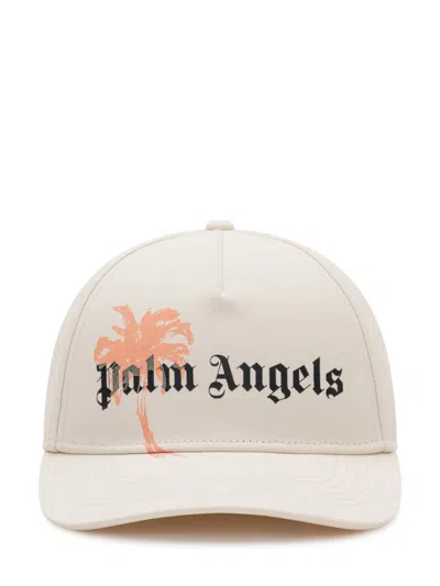 Palm Angels Off White Logo Baseball Cap In Multi