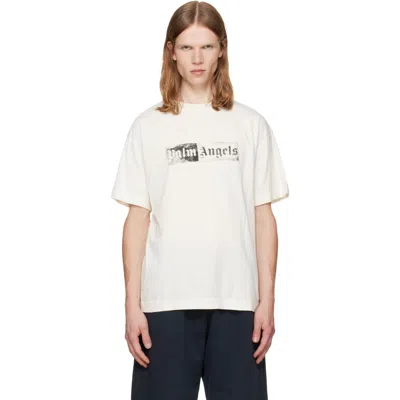 Palm Angels Off-white Stamp Logo Regular T-shirt
