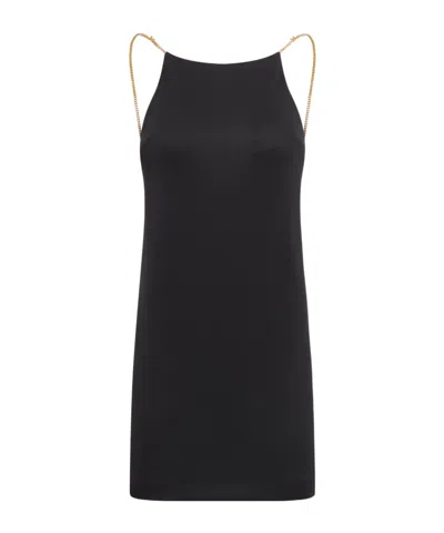 PALM ANGELS PALM ANGELS OPEN BACK CHAINED MINI DRESS