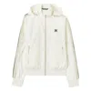 Palm Angels Monogram Nylon Track Jacket In White
