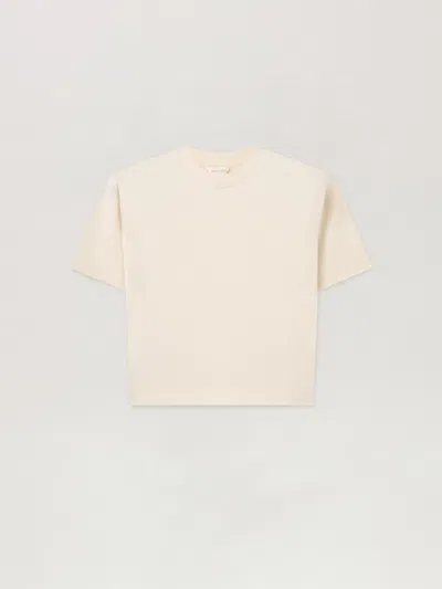 Palm Angels Kids' Overlogo Over T-shirt In Neutral