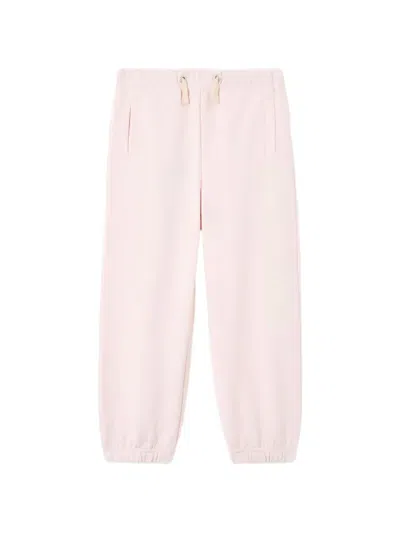 Palm Angels Kids' Overlogo Sweat Pants In Pink