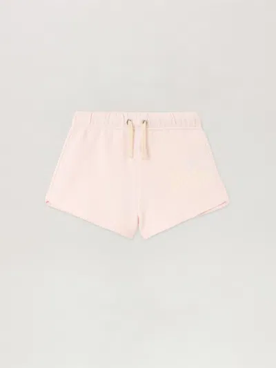 Palm Angels Kids' Overlogo Sweat Shorts In Pink