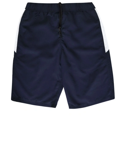 Palm Angels Overlogo Swimshorts In Blue