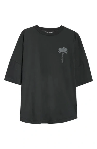 Palm Angels Palms Over Tee Vintage Black - Vintage B