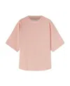 Palm Angels Oversized Logo-print T-shirt In Nude