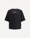 Palm Angels Men Oversized T-shirt In Black