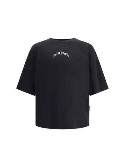 Palm Angels Oversized T-shirt In Black