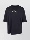 Palm Angels Classic Logo Slim Cotton T-shirt In Black