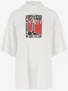 PALM ANGELS OVERSIZED T-SHIRT WITH GRAPHIC PRINT