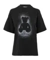 Palm Angels Oversized T-shirt In Black