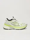 Palm Angels Pa 4 Fluo Runners In 6572 Yellow Fluo - Silver