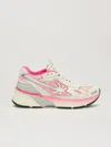 Palm Angels Pa 4 Fluo Runners In 6872 Fuchsia Fluo - Silver