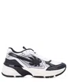 Palm Angels Pa 4 Leather Sneakers In Black