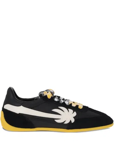 PALM ANGELS PA 5 LEATHER SNEAKERS
