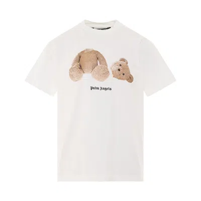 Palm Angels Pa Bear Classic T-shirt In Gold
