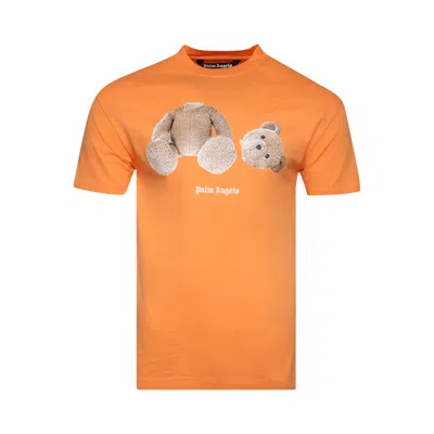 Pre-owned Palm Angels Pa Bear Classic Tee 'orange/brown'