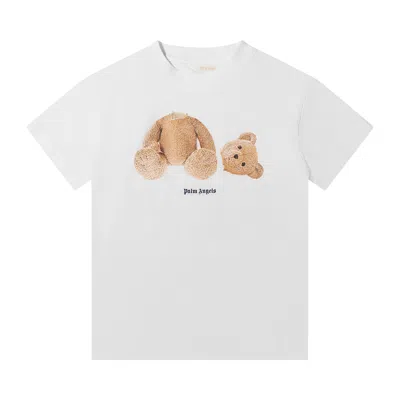 Pre-owned Palm Angels Pa Bear Classic Tee 'white/brown'