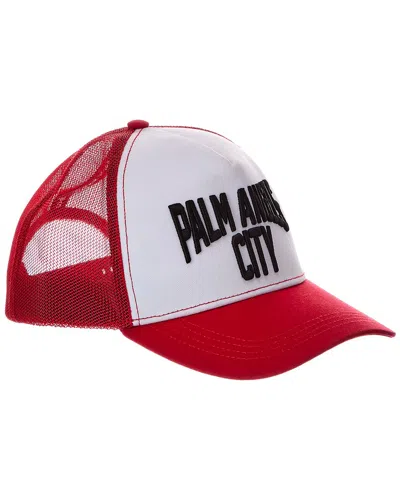 Palm Angels Pa City Cap In Red