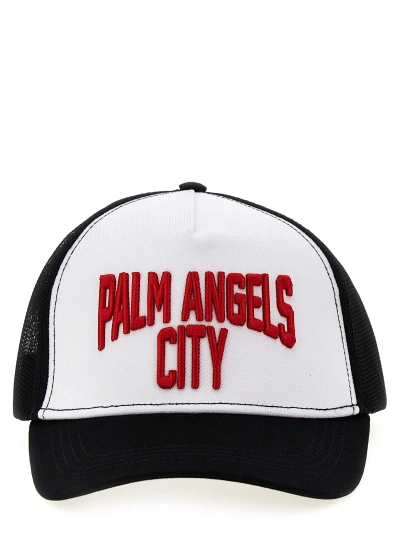 Palm Angels Pa City Cap In Rosso
