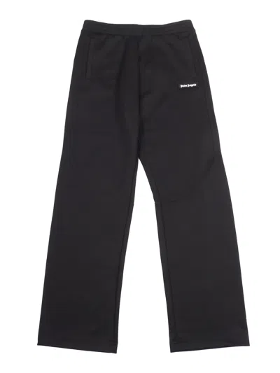 Palm Angels Kids' Pa Cut Track Pant Black - Off White