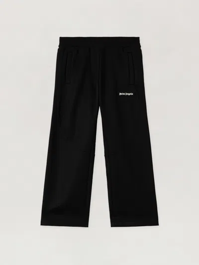 Palm Angels Kids' Pa  Cut Track  Pant In Black