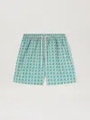 Palm Angels Pa Diamond Swimshorts In Green