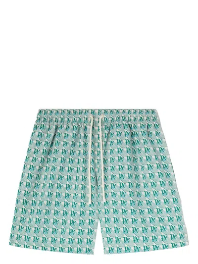 PALM ANGELS PA DIAMONDS SWIM SHORTS