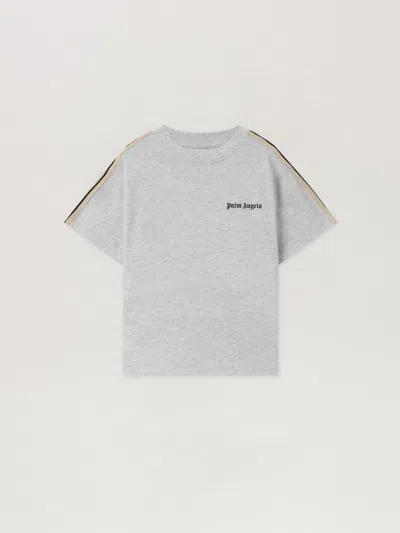 Palm Angels Kids' Pa Minitrack Reg. Tshirt S/s In Gray