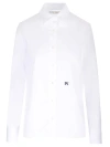 PALM ANGELS PALM ANGELS PA MONOGRAM EMBROIDERED BUTTONED SHIRT