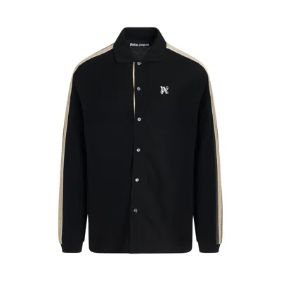 Palm Angels Pa Monogram Piquet Trackshirt