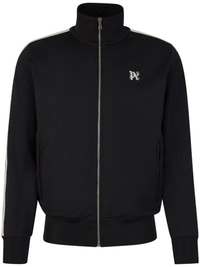 Palm Angels Onogram Track Jacket In Schwarz