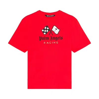 Pre-owned Palm Angels Pa Racing Slim Tee 'red/black' | Men's Size Xs