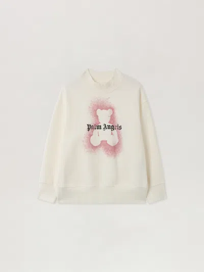 PALM ANGELS SPRAY BEAR SWEATSHIRT