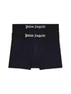 Palm Angels Men's Set Of Two Cotton Boxers | Size Small | Pmuh001c99fab0020110 Color Whiteblack