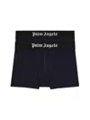 Palm Angels Men's Set Of Two Cotton Boxers | Size Small | Pmuh001c99fab0020110 Color Whiteblack