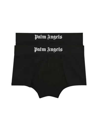 Palm Angels Pack Of Two Boxers In Black