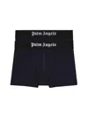 Palm Angels Men's Set Of Two Cotton Boxers | Size Small | Pmuh001c99fab0020110 Color Whiteblack In Multicolour