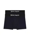 Palm Angels Men's Set Of Two Cotton Boxers | Size Small | Pmuh001c99fab0020110 Color Whiteblack In Multicolour