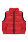 Palm Angels Padded Bodywarmer In Red